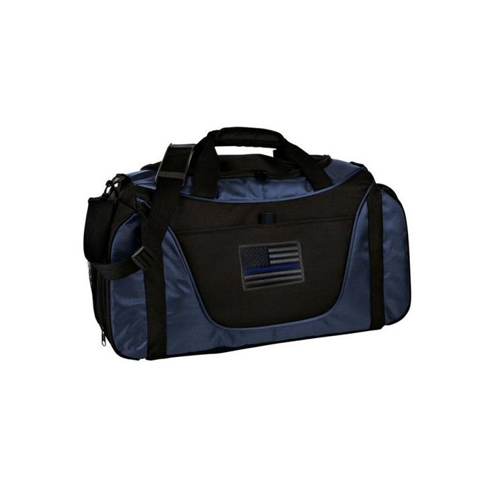 Thin Blue Line Two Tone Duffel Subdued | TBL-TWOTONE-DUFFEL-BL-BLK-SUBDUED