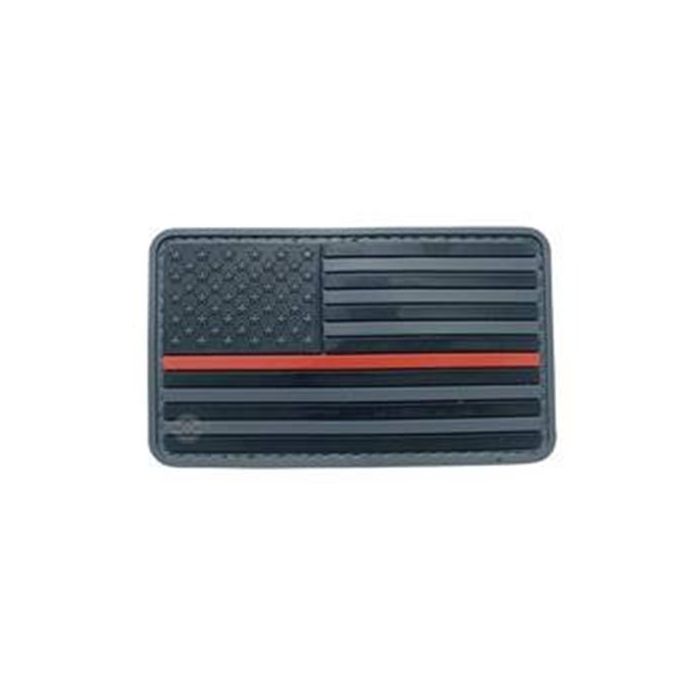 U.S. Flag Black w/ Red Stripe Morale Patch | TSP-6783000