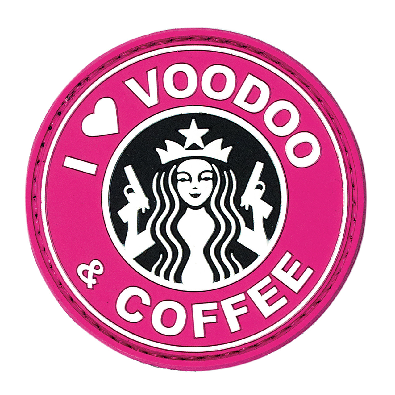 I Love Voodoo & Coffee Patch | 07-0901