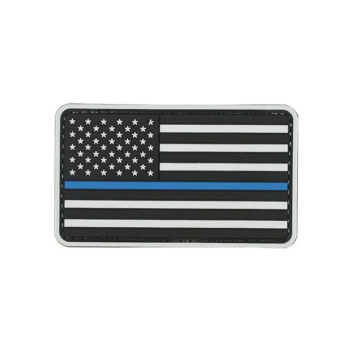 American Flag Blue Line Patch