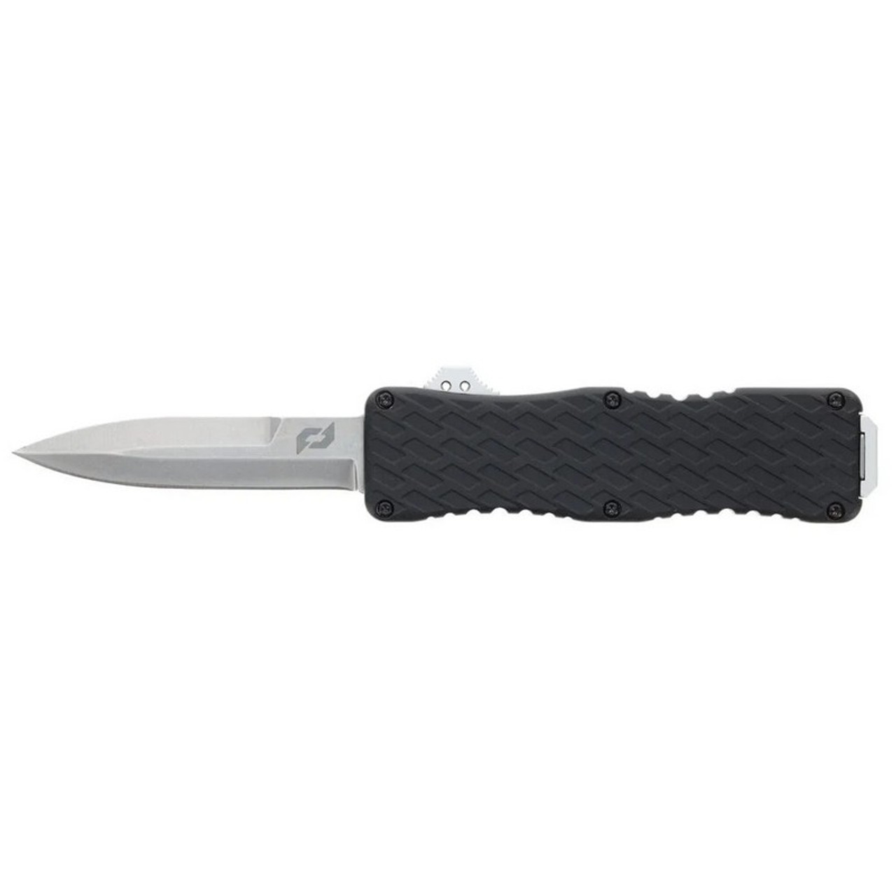 Schrade 1135967 Uproar Double Action OTF Out-the-Front Automatic Knife 3.00"" D2 Single Edge Dagger Blade, Aluminum Handle | 1135967
