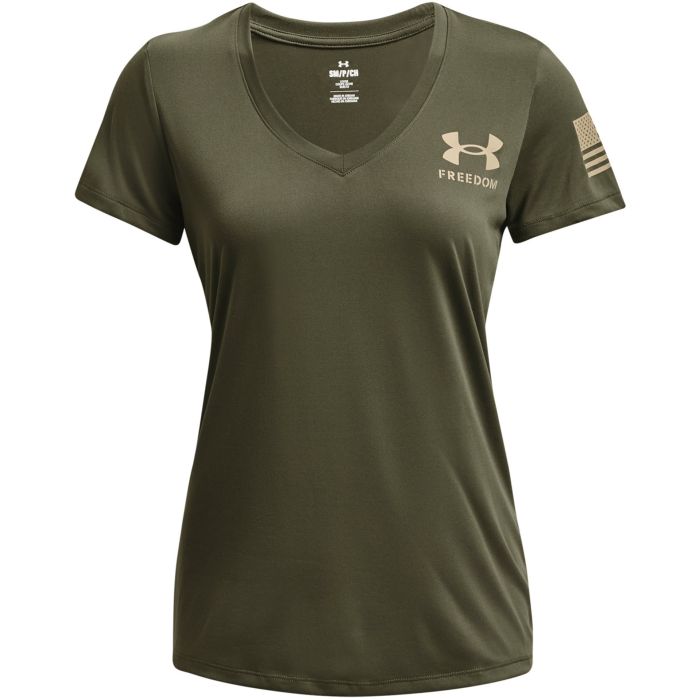 Women's UA Tech Freedom Short Sleeve V-Neck