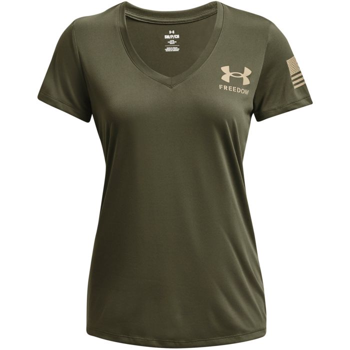 Women's UA Tech Freedom Short Sleeve V-Neck | 1369471