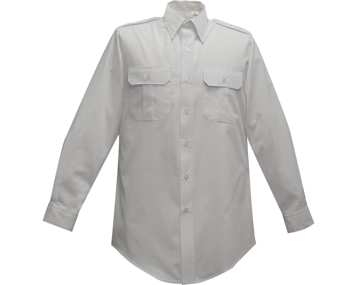 Hamilton PD - Duro Poplin Men's L/S Shirt - White