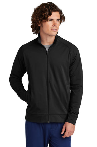 Pickaway County Sheriff Office - Sport-Tek Sport-Wick Stretch Full-Zip Cadet Jacket - Black