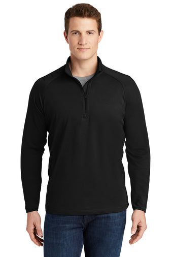 Pickaway County Sheriff Office - Sport-Tek Sport-Wick Stretch 1/4-Zip Pullover - Black