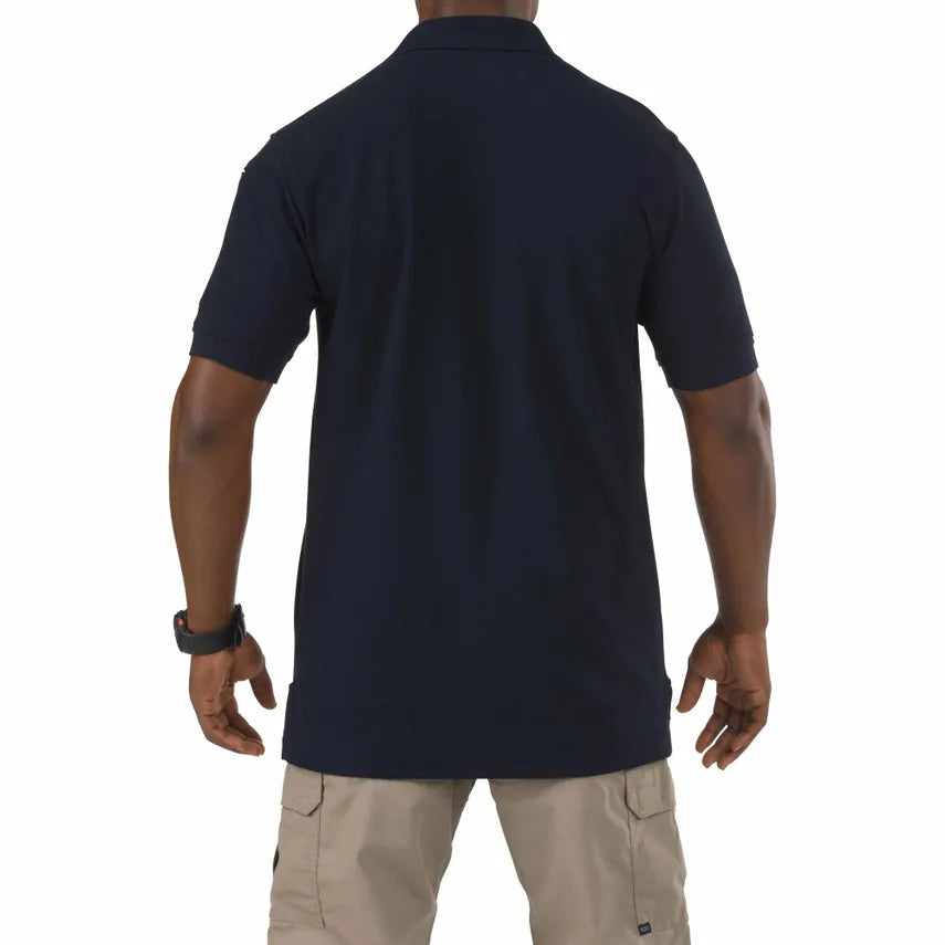 Washington Courthouse Fire - Utility Short Sleeve Polo - Navy