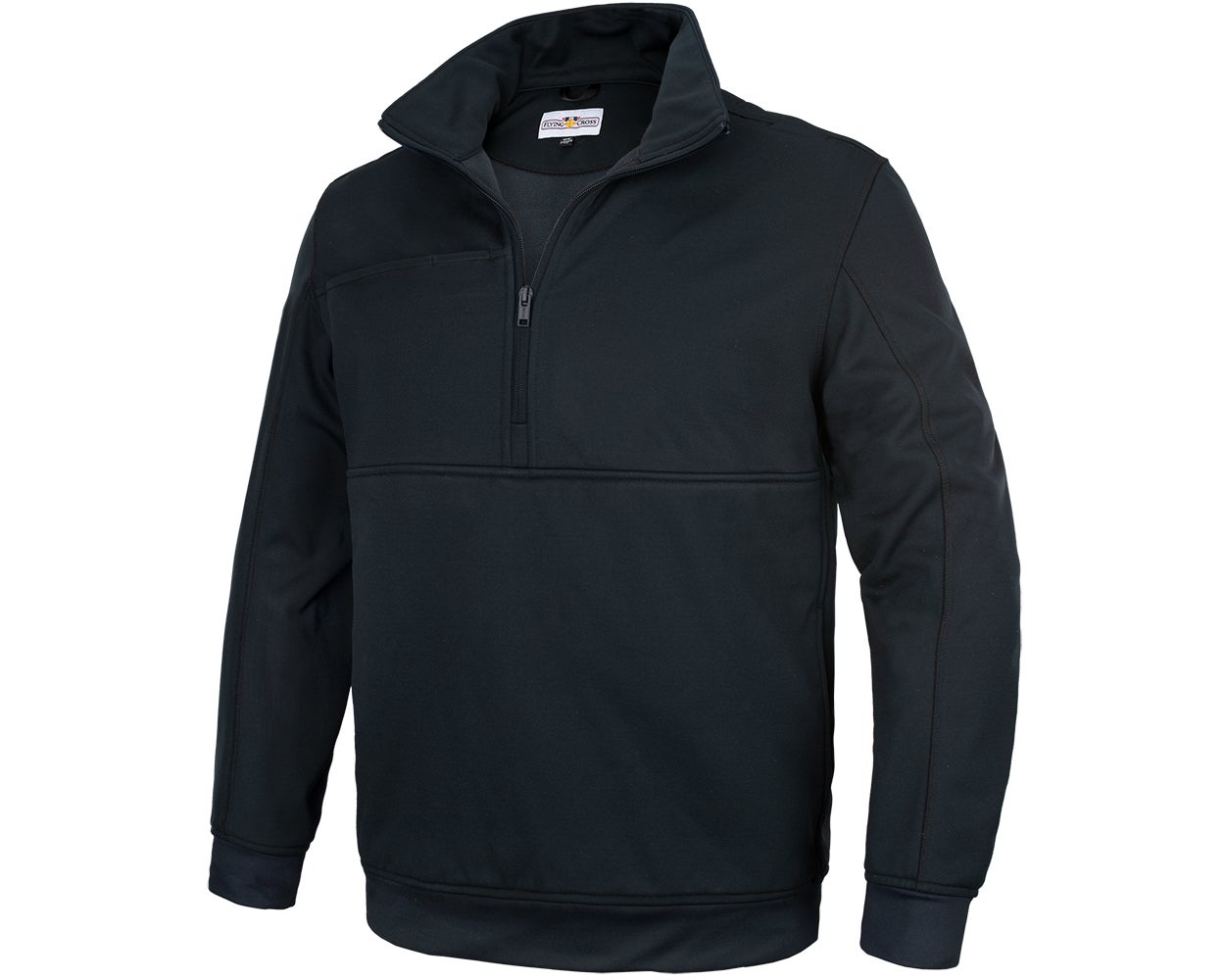 Washington Courthouse Fire - Half-Zip Job Shirt - Navy