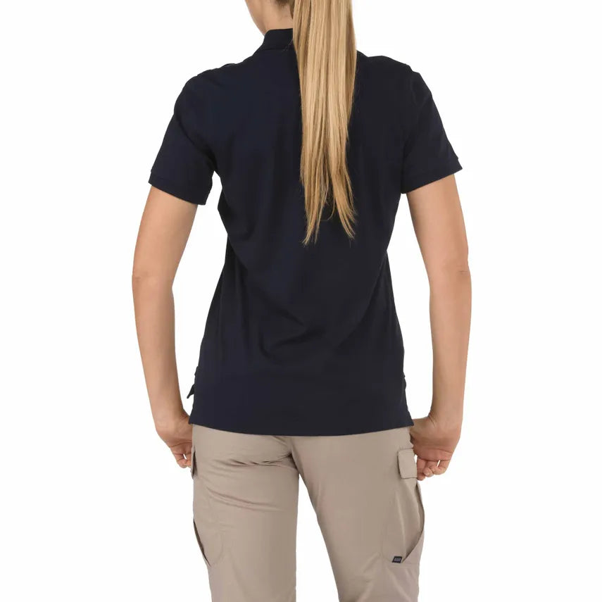 Hamilton TWP FD - Women's Tactical Jersey Short Sleeve Polo - Navy