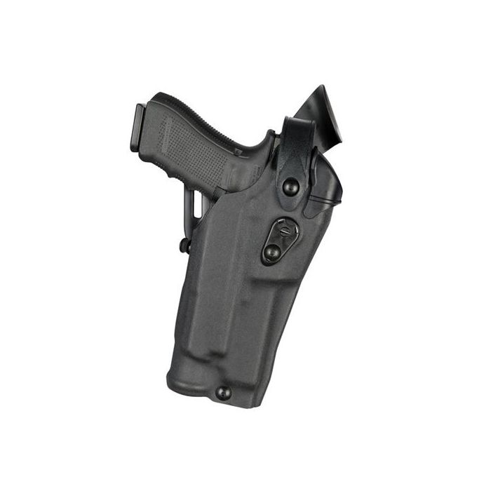 Model 6360RDS ALS/SLS Mid-Ride, Level III Retention Duty Holster for Glock 17 w/ Light/Laser