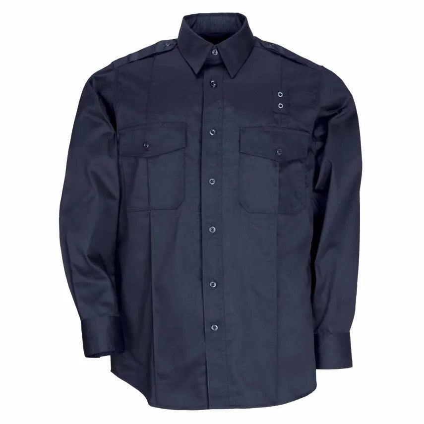 Harrison TWP Division Of Fire - Taclite PDU Class A Long Sleeve Shirt - Navy