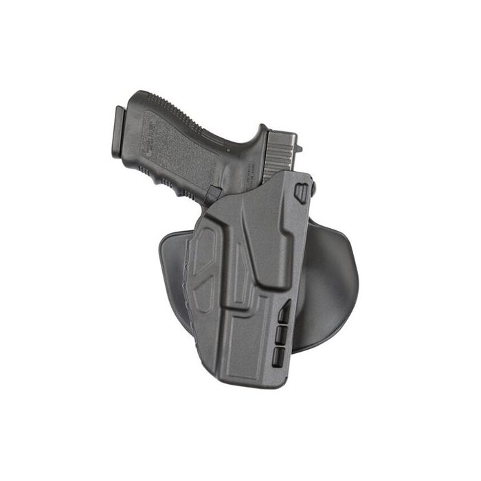 Model 7378 7TS ALS Concealment Paddle and Belt Loop Combo Holster for Glock 17 w/ Compact Light