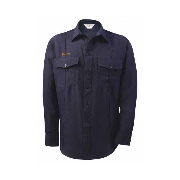 Truro FD - Lion Battalion L/S Shirt 4.5 oz/yd2 Plain Weave - Dark Navy