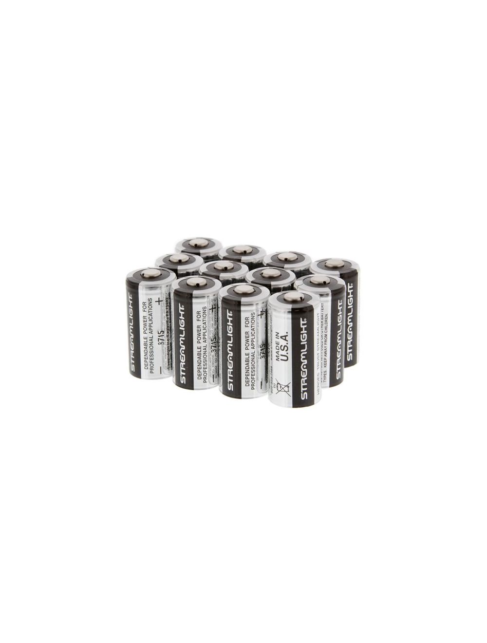 CR123A Lithium 3V Batteries (12 Pack)