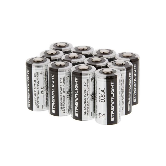 CR123A Lithium 3V Batteries (12 Pack)