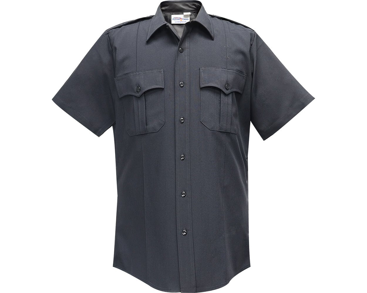 Washington Courthouse Police Dept. - Command 100% Polyester Men's Short Sleeve Shirt - Navy