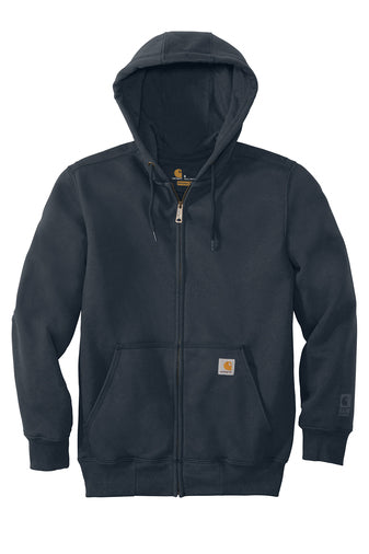 Washington Courthouse Fire - Carhartt Rain Defender Paxton Heavyweight Hooded Zip-Front Sweatshirt - Navy