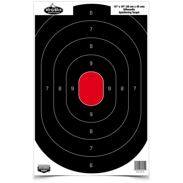 Dirty Bird 12 x 18 Silhouette Target