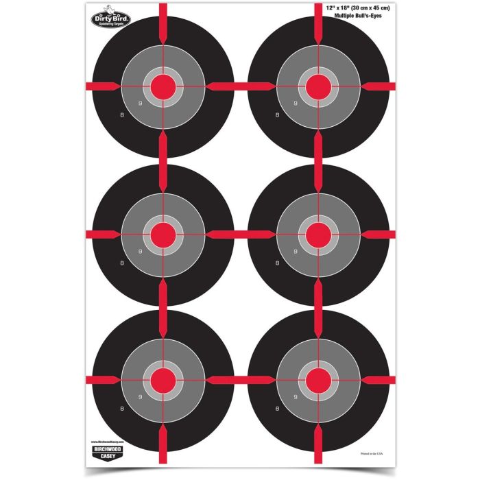 Dirty Bird 12 x 18 Multiple Bull's-Eye Target