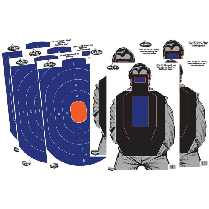 Dirty Bird 12 x 18 Target Combo 8-Pack