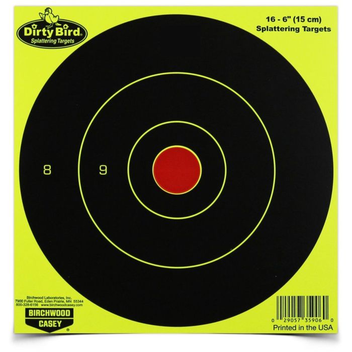 Dirty Bird 6 Inch Yellow Round Target