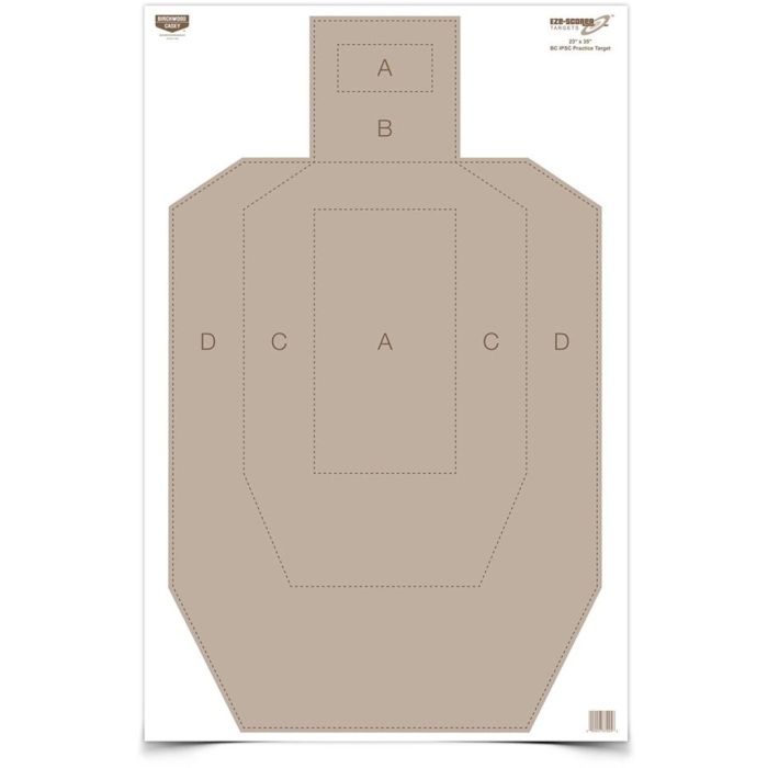 Eze-Scorer 23 x 35 IPSC Practice Target, 5 Targets