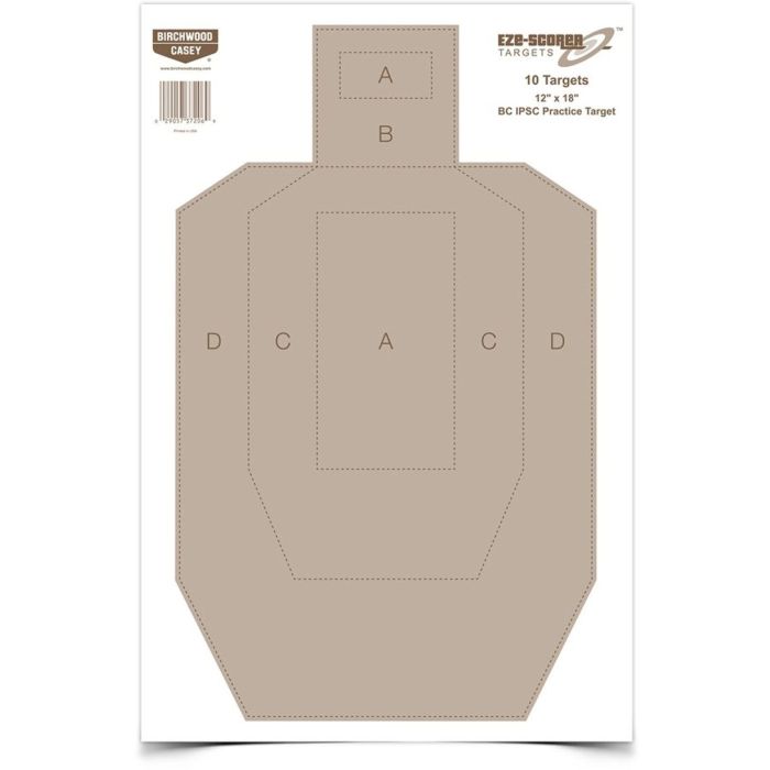 Eze-Scorer 12 x 18 BC IPSC Practice Target