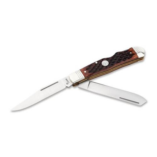 TS 2.0 Double Lock Trapper Jigged Brown Bone | BKR110869