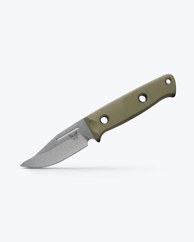 Mini Bushcrafter | OD Green G10 | Drop-point | BM-165-1