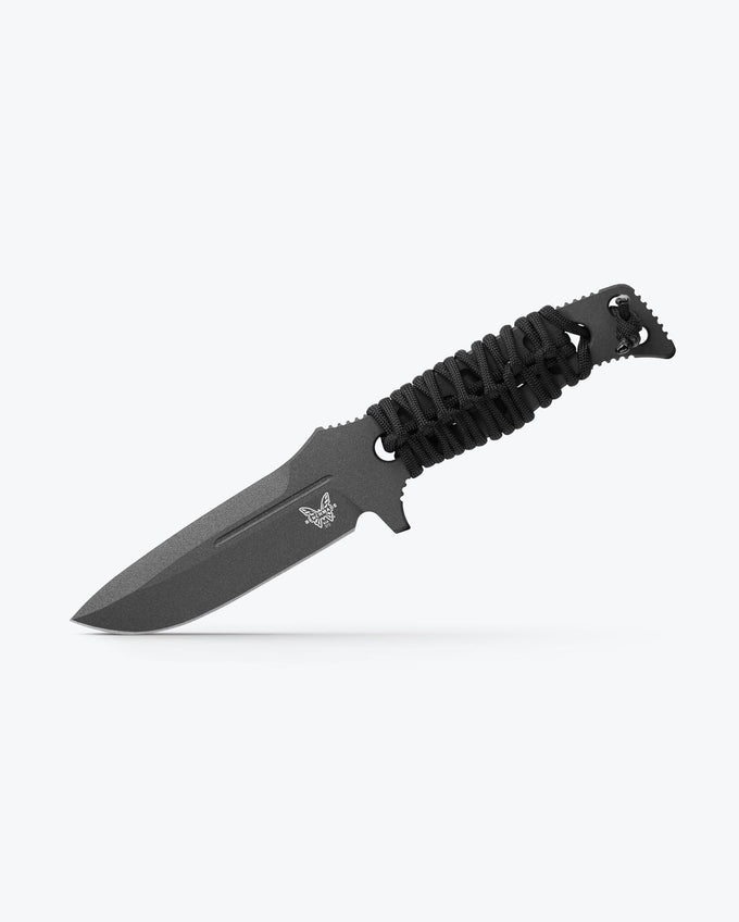 Fixed Adamas | Black Paracord | Drop-point | BM-375BK-1