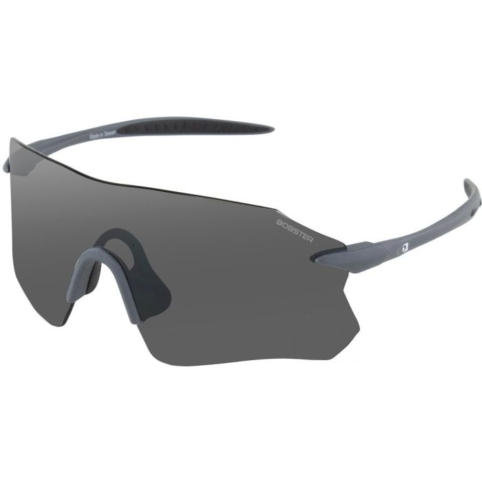 Aero Sunglasses - Matte Gray Frame w/ Smoke Silver Mirror Lens