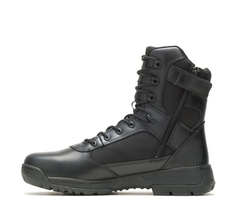 Washington Courthouse Police Dept. - Bates Boots - Men's Tactical Sport 2 Tall Side Zip - Black