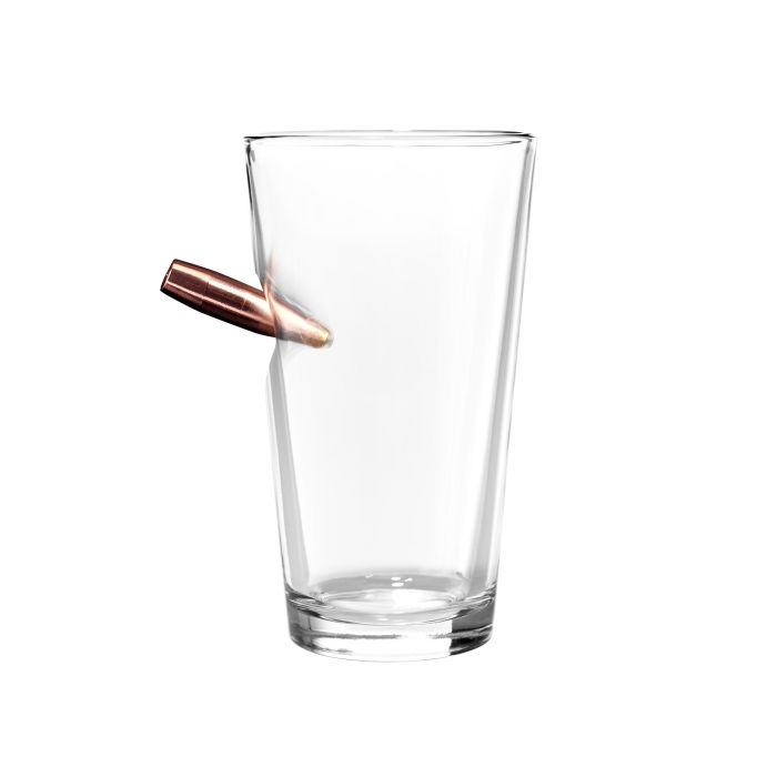 Last Man Standing - Pint Glass w/ Bullet