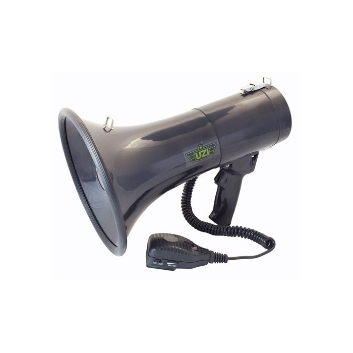 UZI 50 Watt Detachable Megaphone w/ Siren