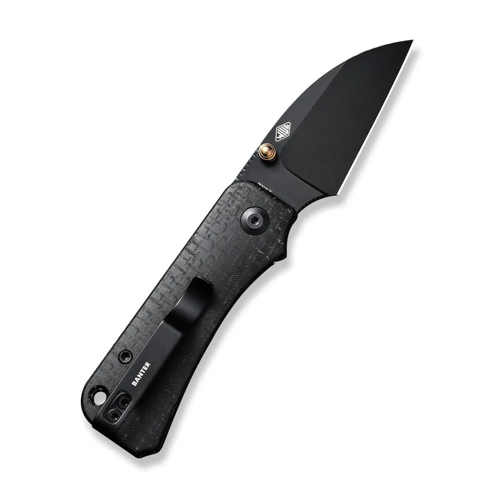 CIVIVI Baby Banter Wharncliffe Thumb Stud Knife Micarta Handle (2.32"" Nitro-V Blade) C19068SC-1 | CIV-C19068SC-1