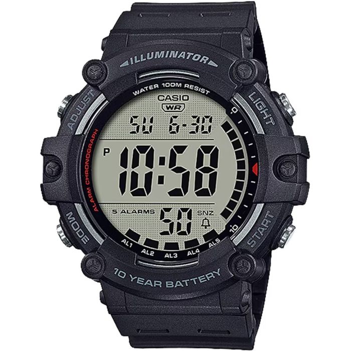 Classic Digital Watch w/ 10-Year Battery