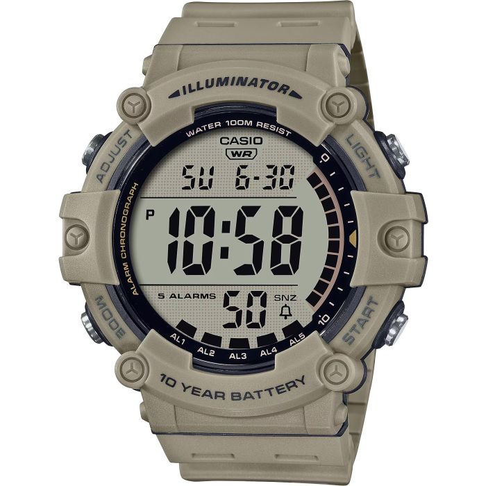 Classic Digital Watch w/ 10-Year Battery