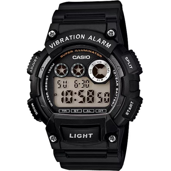 Classic Digital Watch w/ Vibration Alarm & Super Bright Backlight