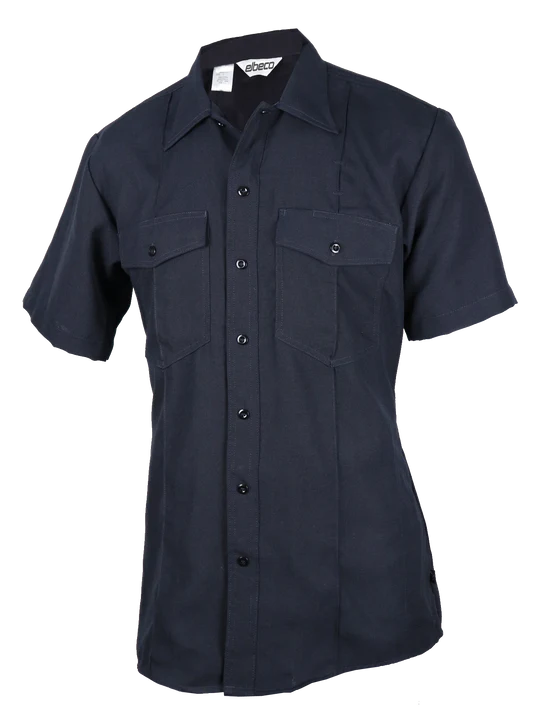 HeroGuard DuPont Nomex Men's Battalion Short Sleeve Shirt | ELB-SM1003NV