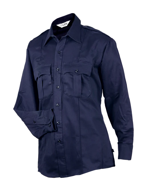 HeroShield 100% Cotton Men's Bravo Long Sleeve Shirt | ELB-SM2000