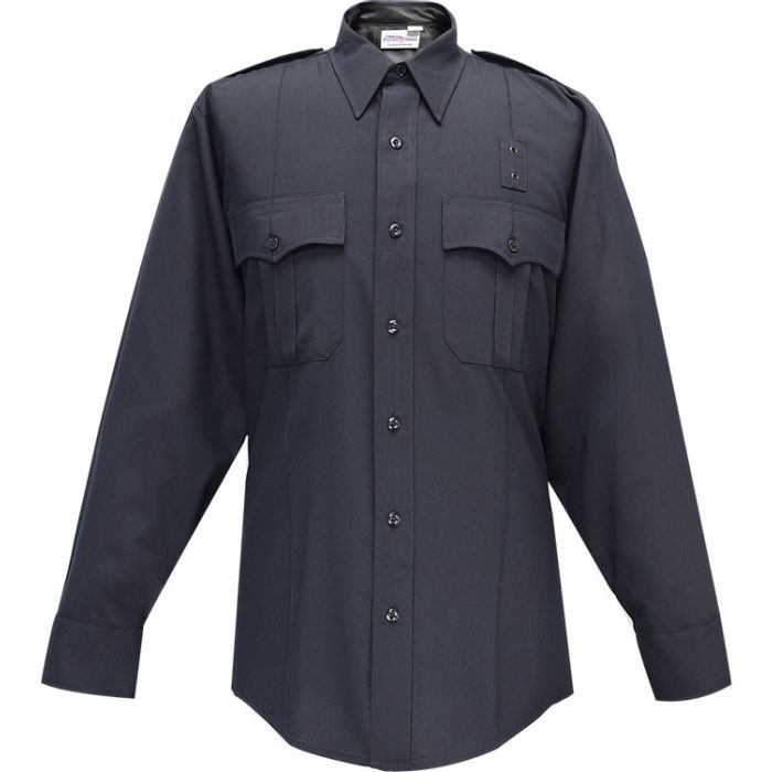 Justice Long Sleeve Shirt w/ Zipper - LAPD Navy