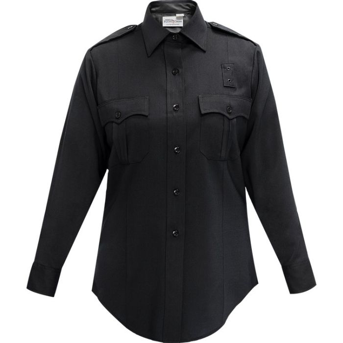 Justice Women's Long Sleeve Shirt - LAPD Navy
