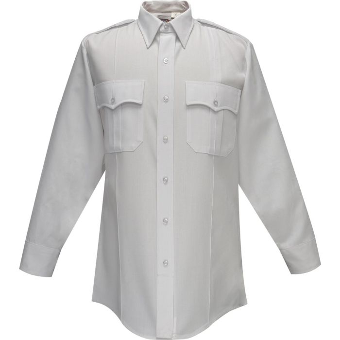 Deluxe Tropical Long Sleeve Shirt w/ Pleated Pockets