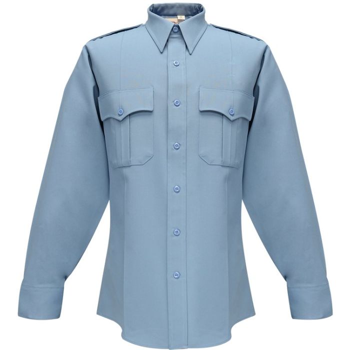 Deluxe Tropical Long Sleeve Shirt w/ Pleated Pockets