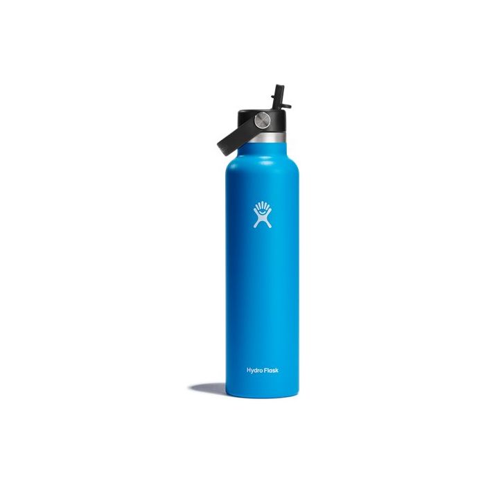 Standard Mouth 24oz Insulated Water Bottle w/ Flex Straw