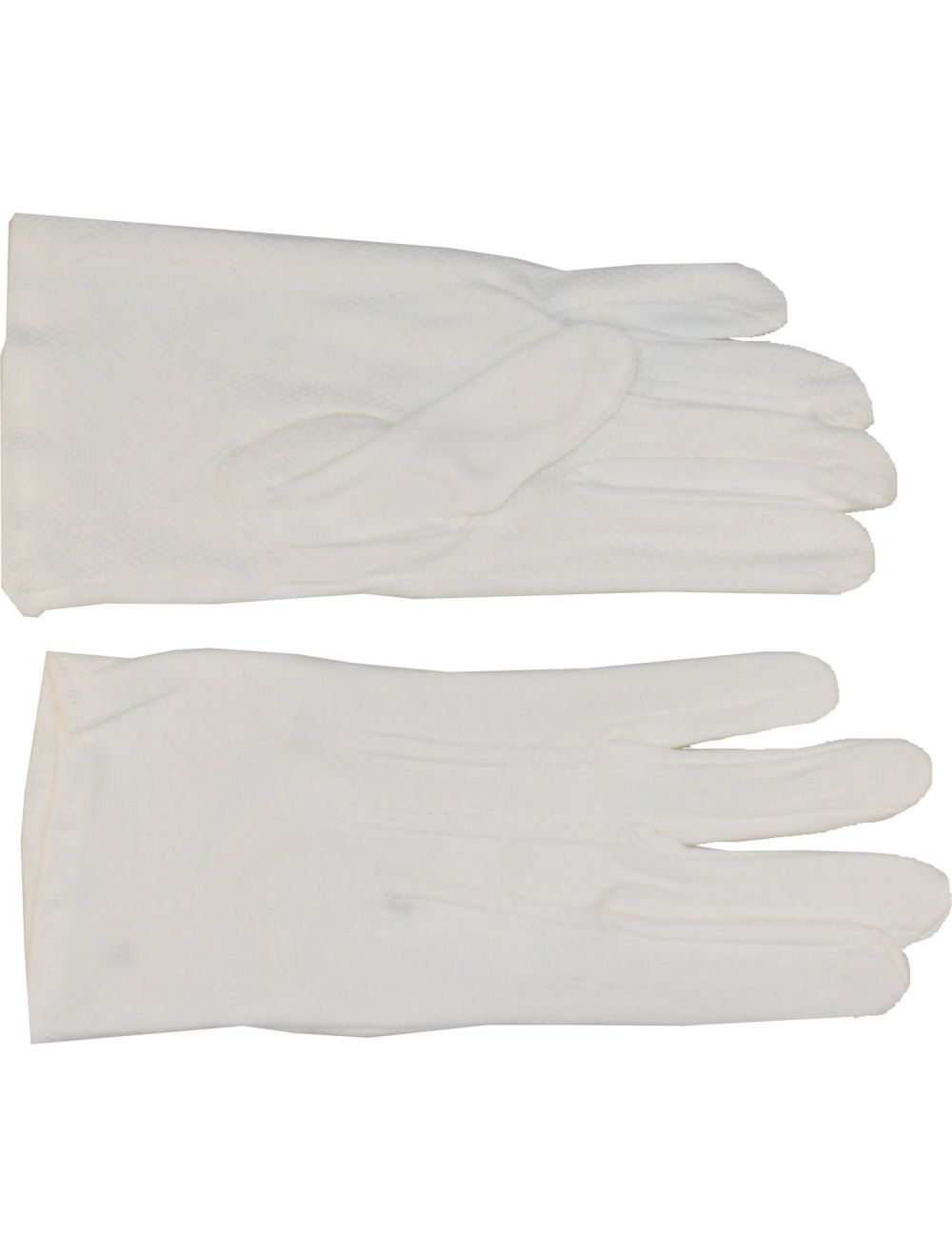 Parade Slip-On Gloves - Grip Dots w/ Raised Pointing - White