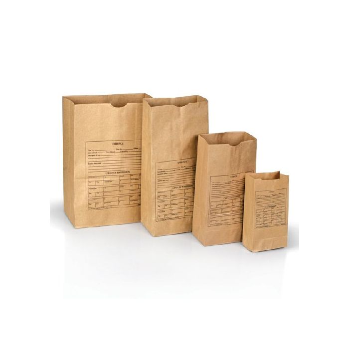 Printed Paper Evidence Bags  Style 4
