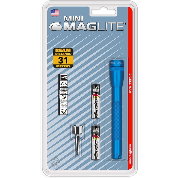 SP22 Mini Maglite 2 AAA-Cell Flashlight w/ Pocket Clip