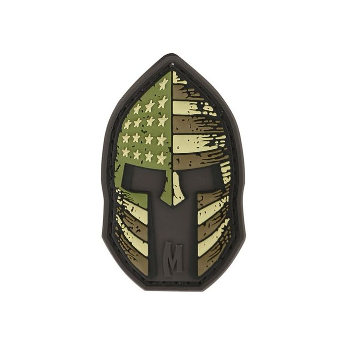 Stars and Stripes Spartan Helmet Morale Patch