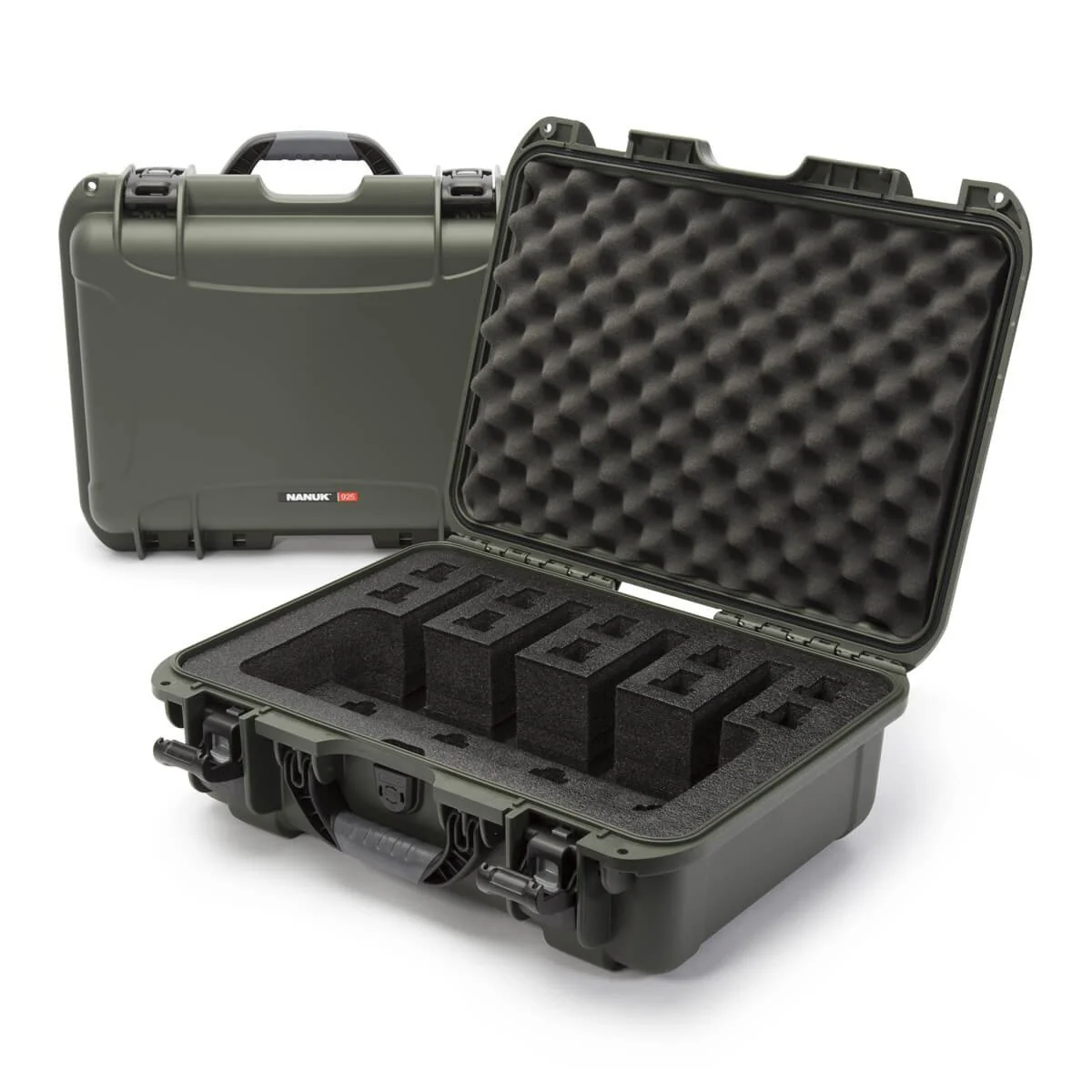 925 Nanuk Case w/foam 4UP - Olive | NAN-925S-080OL-0A0-16723